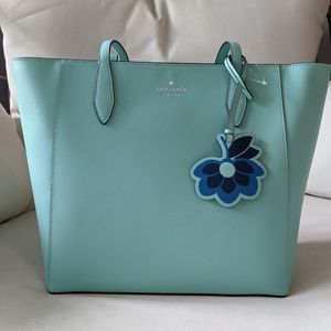 Kate Spade Dana Tote Aqua Bloom